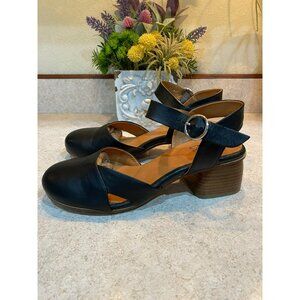 Miz Mooz Ainsely Women's Leather Heels - 2.5 Inch Block Heel Everyday Shoes